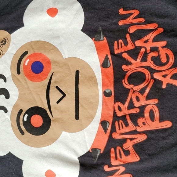 Never Broke Again Black SS tee shirt size Large 100 % cotton - Picture 3 of 4